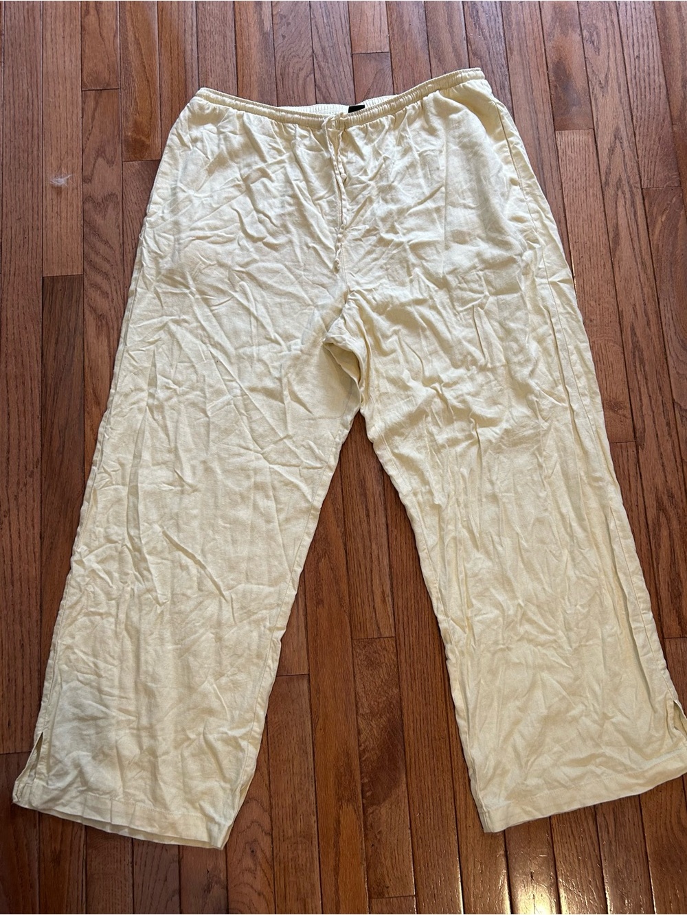 Wild Fable Wide Leg Pants - pale yellow